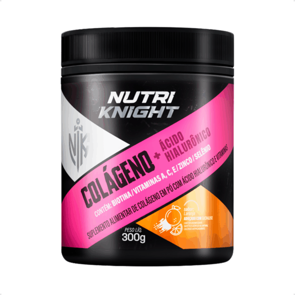 Colágeno + Ácido Hialurônico 300g - Laranja Nutriknight