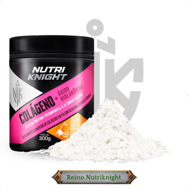 Colágeno + Ácido Hialurônico 300g - Laranja Nutriknight - Imagem 4