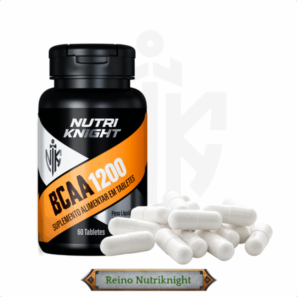 Kit 5 BCAA 1200 - 60 Tabletes Nutriknight - Imagem 4