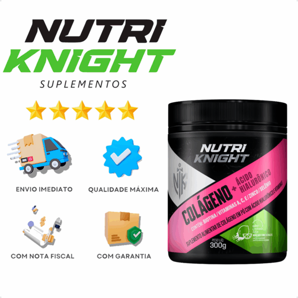 Colágeno + Ácido Hialurônico 300g - Limonada Suíça Nutriknight - Imagem 10