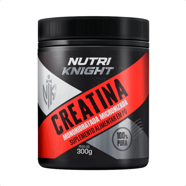 Creatina Monohidratada Pote 300g 100% Pura Nutriknight