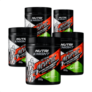 Kit 5 Pré-Treino 300g - Limonada Suíça Nutriknight