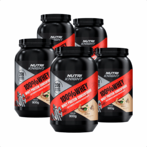 Kit 5 100% Whey Protein Concentrado 900g - Baunilha Nutriknight