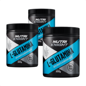 Kit 3 L-Glutamina 300g Nutriknight