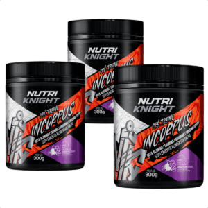 Kit 3 Pré-Treino 300g - Açaí com Guaraná Nutriknight