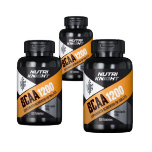 Kit 3 BCAA 1200 - 120 Tabletes Nutriknight