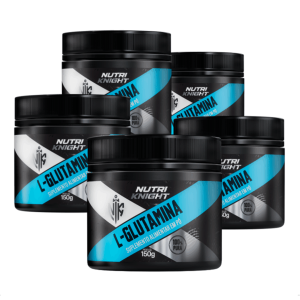 Kit 5 L-Glutamina 150g Nutriknight