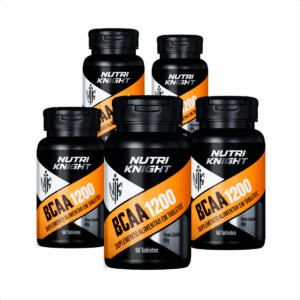 Kit 5 BCAA 1200 - 60 Tabletes Nutriknight