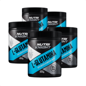 Kit 5 L-Glutamina 300g Nutriknight