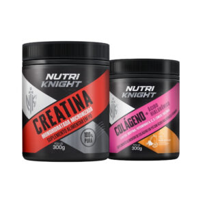 Kit Creatina 300g + Colágeno + Ácido Hialurônico - Laranja Nutriknight