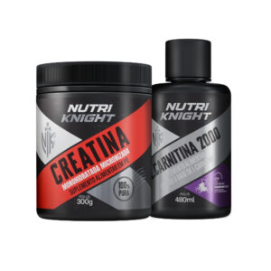 Kit Creatina 300g + L-Carnitina 2000 - Açaí com Guaraná Nutriknight