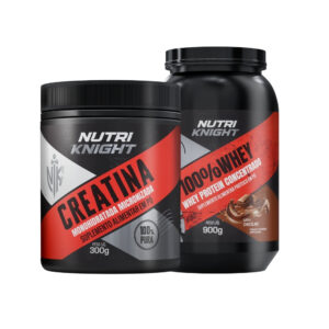 Kit Creatina 300g + Whey Protein 900g - Chocolate Nutriknight
