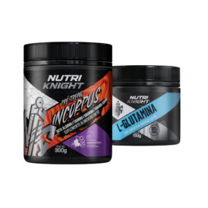 Kit Pré-Treino 300g - Açaí com Guaraná + L-Glutamina 150g Nutriknight