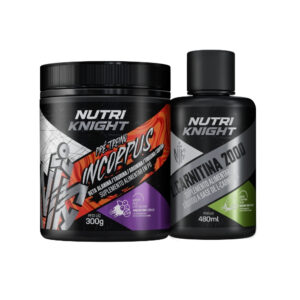 Kit Pré-Treino 300g - Açaí com Guaraná + L-Carnitina 2000 - Limonada Suíça Nutriknight