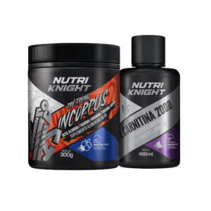 Kit Pré-Treino 300g - Blueberry + L-Carnitina 2000 - Açaí com Guaraná Nutriknight