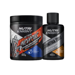 Kit Pré-Treino 300g - Blueberry + L-Carnitina 2000 - Laranja Nutriknight