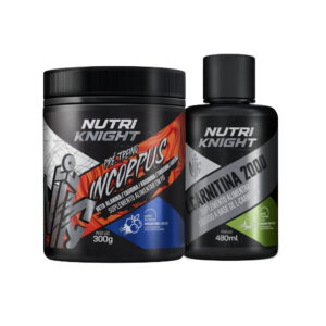 Kit Pré-Treino 300g - Blueberry + L-Carnitina 2000 - Limonada Suíça Nutriknight