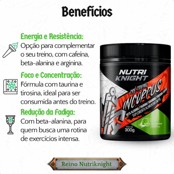 Pré-Treino 300g - Limonada Suíça Nutriknight - Imagem 3