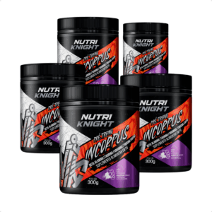 Kit 5 Pré-Treino 300g - Açaí com Guaraná Nutriknight