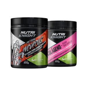 Kit Pré-Treino 300g - Limonada Suíça + Colágeno + Ácido Hialurônico 300g - Limonada Suíça Nutriknight