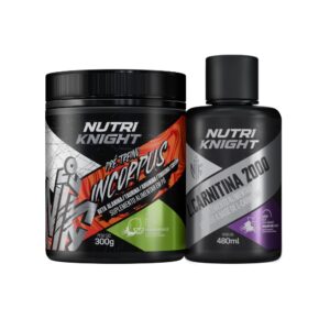 Kit Pré-Treino 300g - Limonada Suíça + L-Carnitina 2000 - Açaí com Guaraná Nutriknight