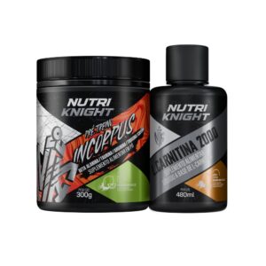 Kit Pré-Treino 300g - Limonada Suíça + L-Carnitina 2000 - Laranja Nutriknight