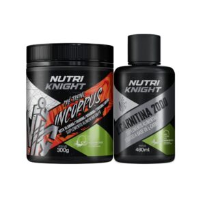 Kit Pré-Treino 300g - Limonada Suíça + L-Carnitina 2000 - Limonada Suíça Nutriknight
