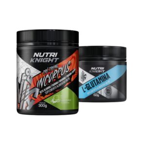 Kit Pré-Treino 300g - Limonada Suíça + L-Glutamina 150g Nutriknight