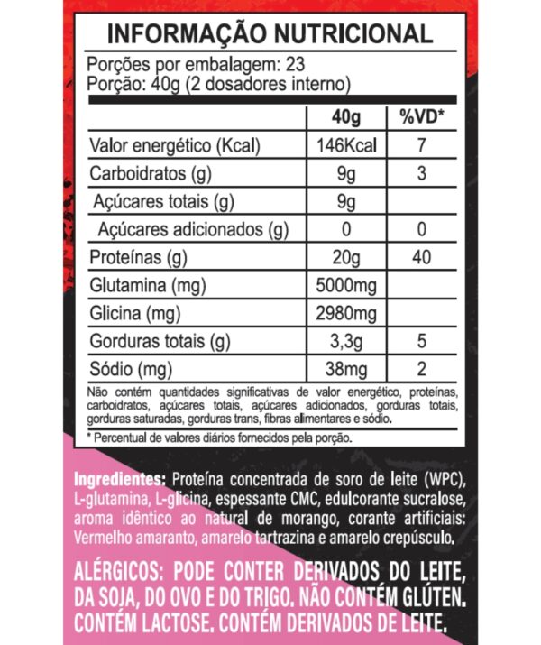 Kit 100% Whey Protein Concentrado - Morango + L-Carnitina 2000 - Limonada Suíça Nutriknight - Imagem 3